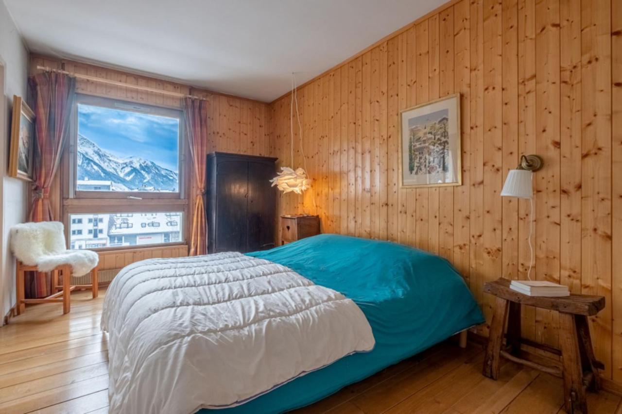 Apartment With Balcony And Mountain View 霞慕尼 外观 照片